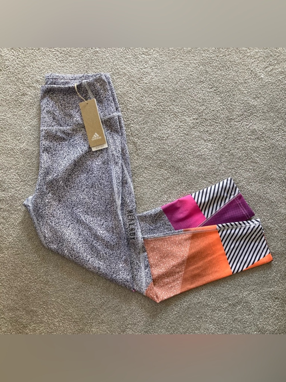 NWT Adidas Women’s Training Tights - Black/White - Picture 11 of 11